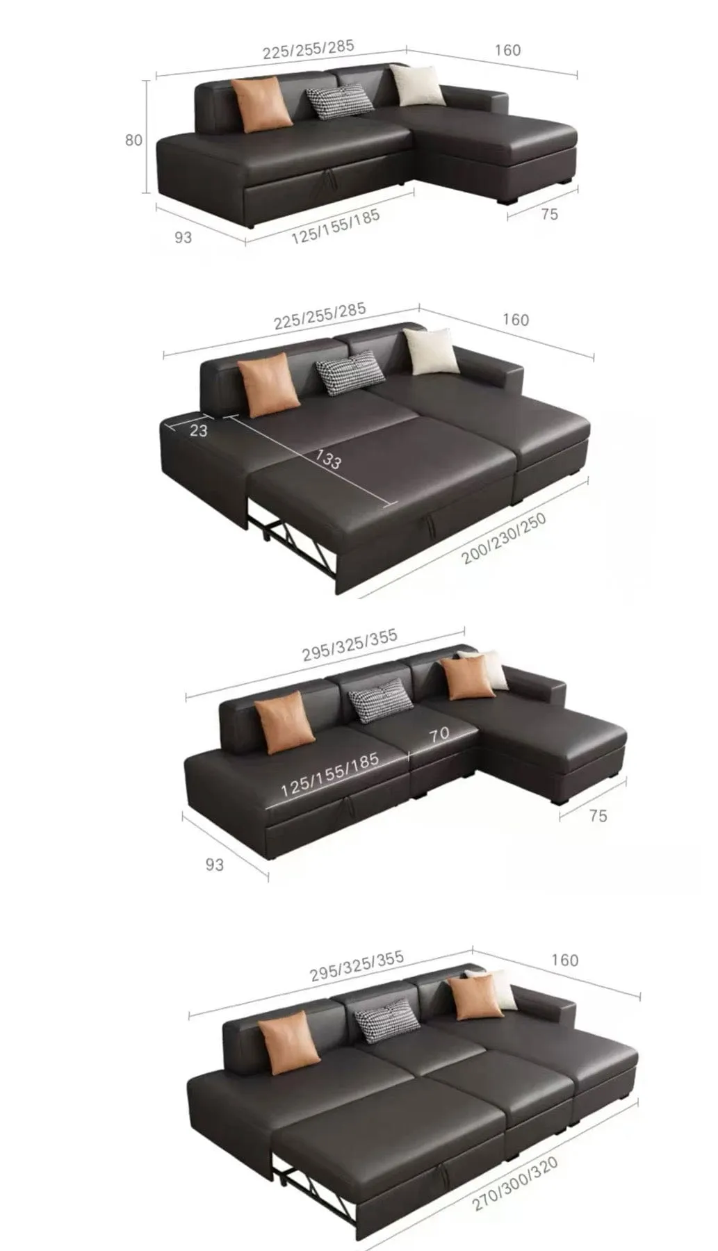 Leonard Scratch Resistant Sofa Bed