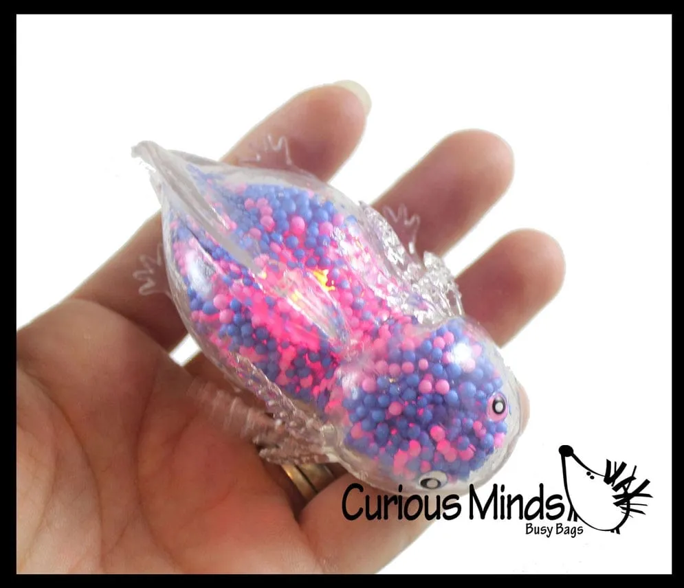 Light Up Axolotl Squeeze Fidget