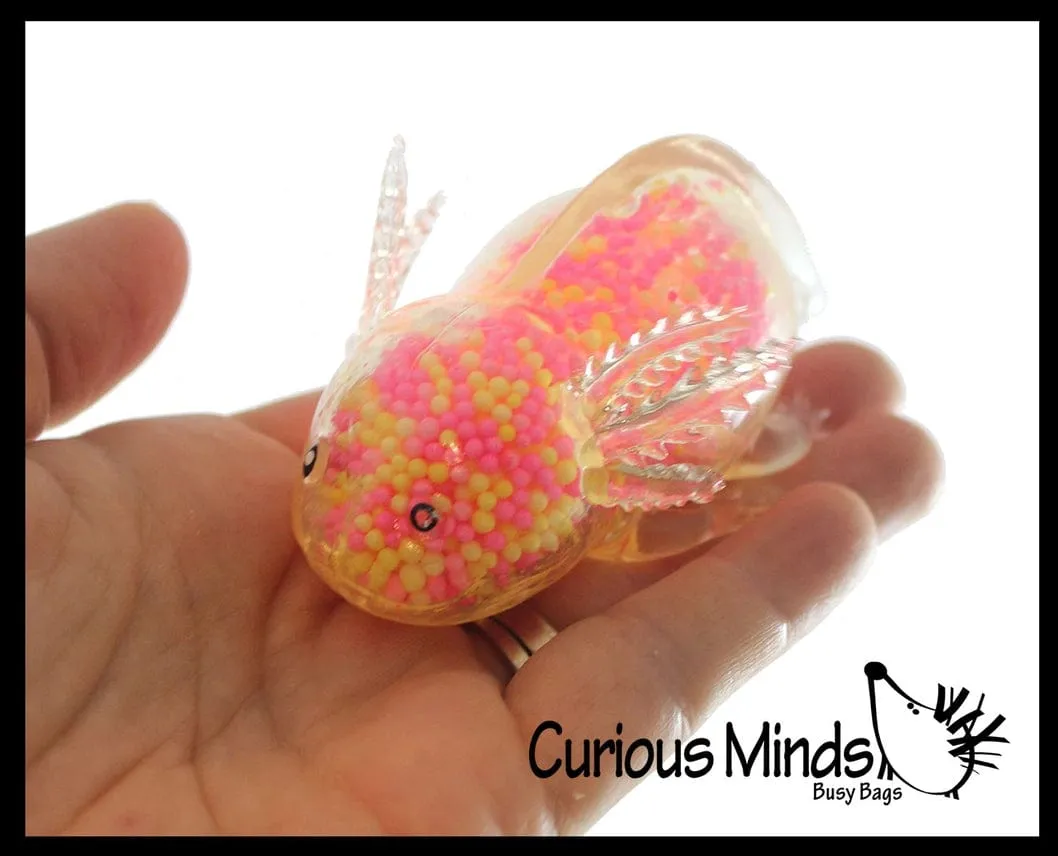 Light Up Axolotl Squeeze Fidget