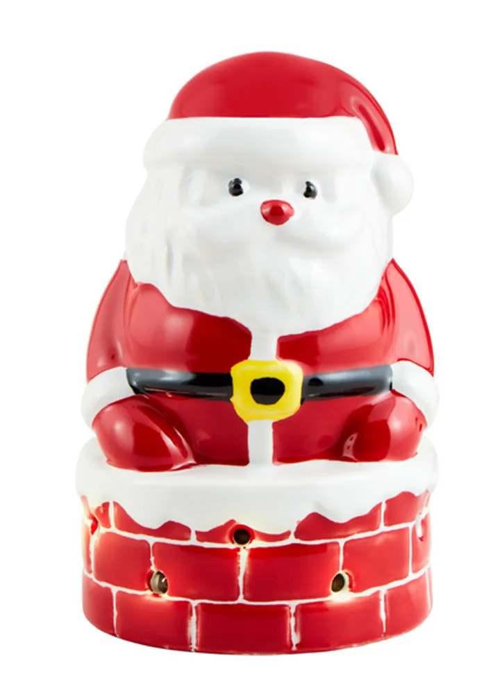 Light Up Santa Chimney by Mud Pie