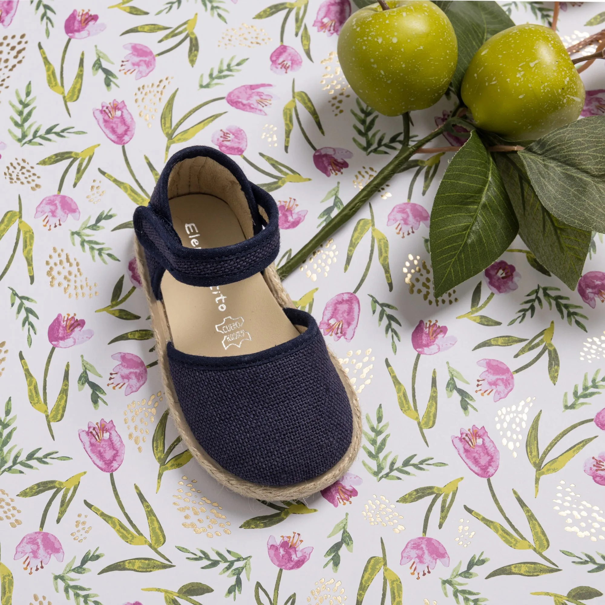 Linen Classic Espadrille Navy