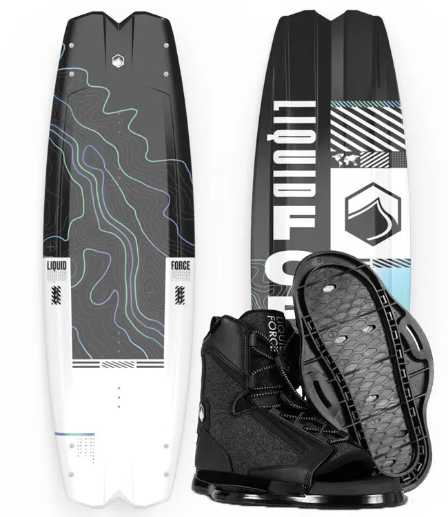 Liquid Force Remedy Wakeboard Package with Index Boots (2024)