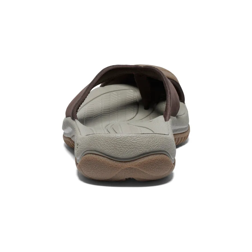 Men's Waimea Leather Flip-Flop  |  Java/Plaza Taupe