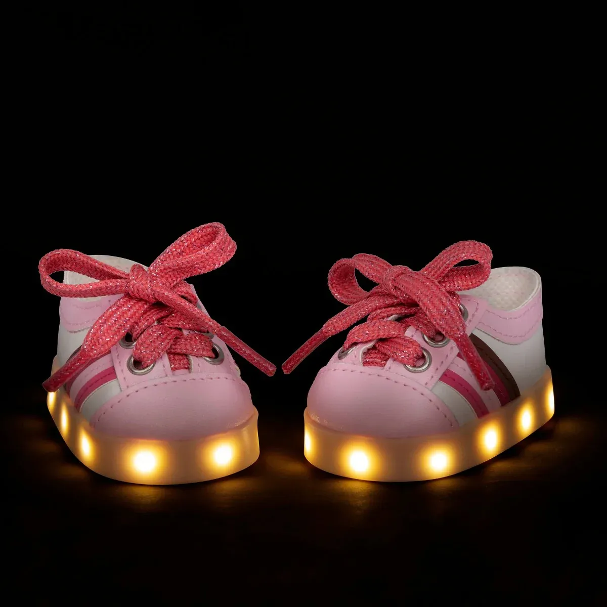 Our Generation Accessory - Light Up Pink & White Sneakers