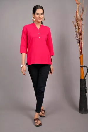 Pink Short Kurti