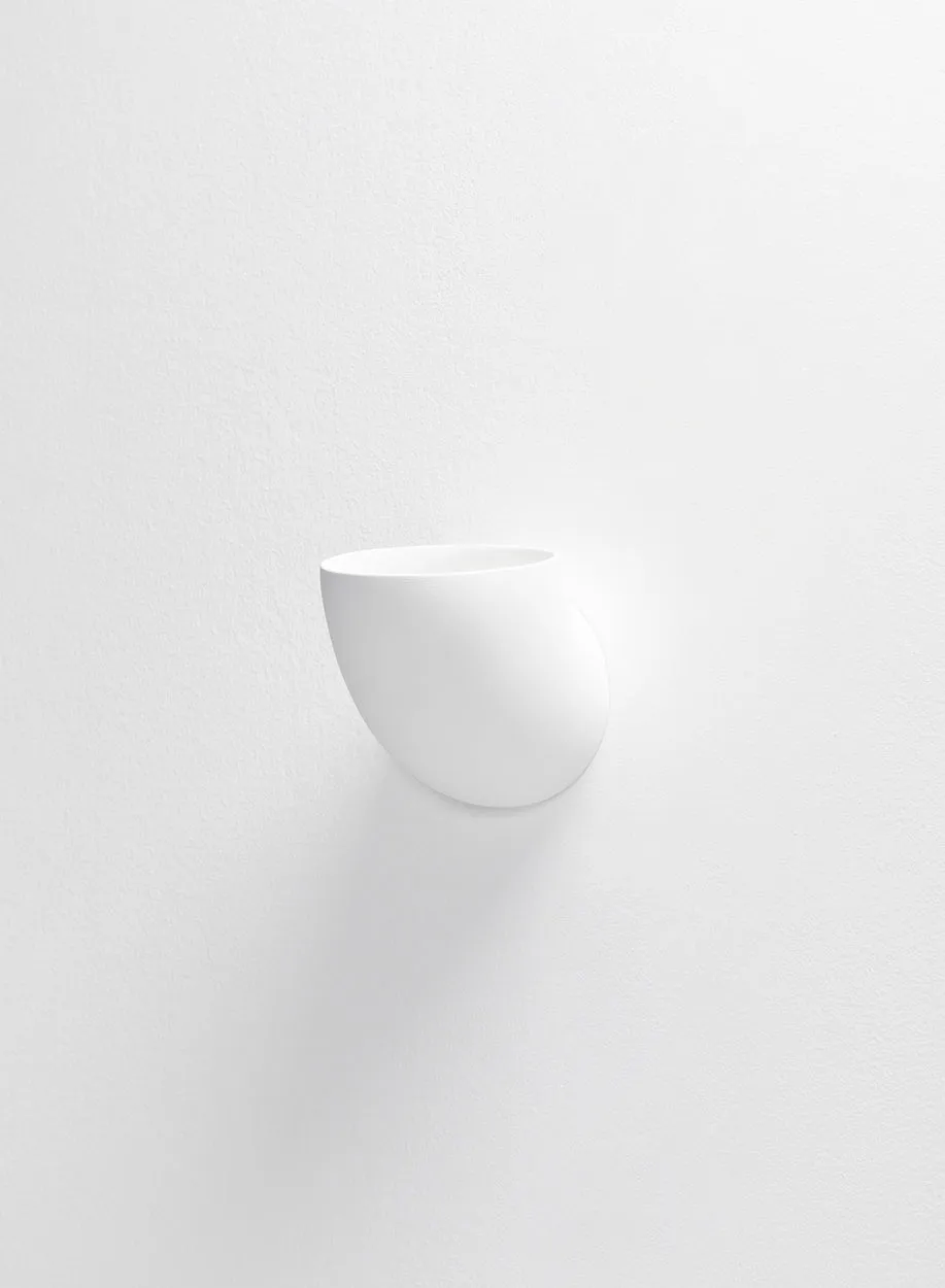 Porcelain Wall Holder, White - Destroyers Builders