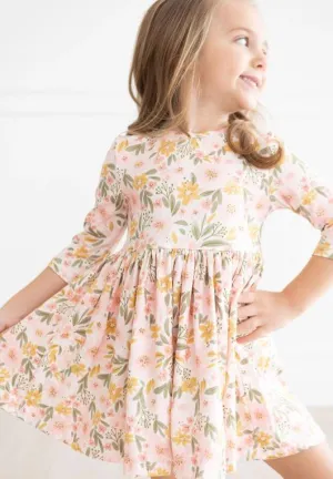 Pretty Peachy Twirl Dress