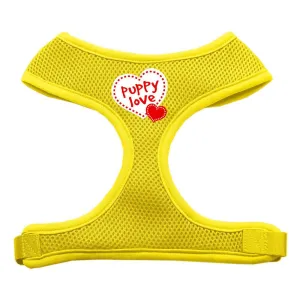 Puppy Love Soft Mesh Harnesses Yellow Extra Large