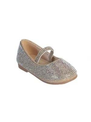 Rhinestone Mary Jane Ballet Flat (Infant)