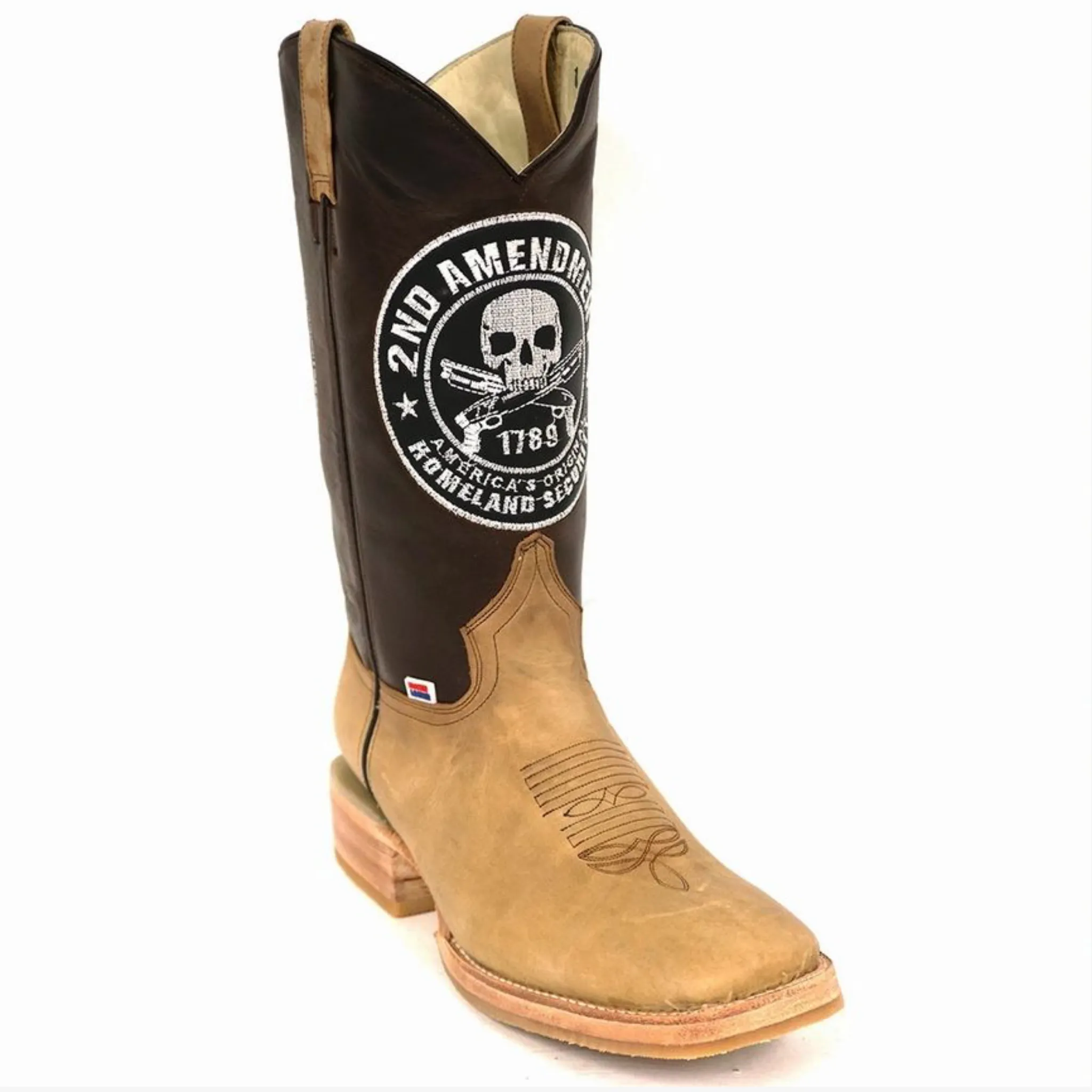 ROCKIN' LEATHER MEN'S 2ND AMENDMENT WESTERN BOOT- 1200