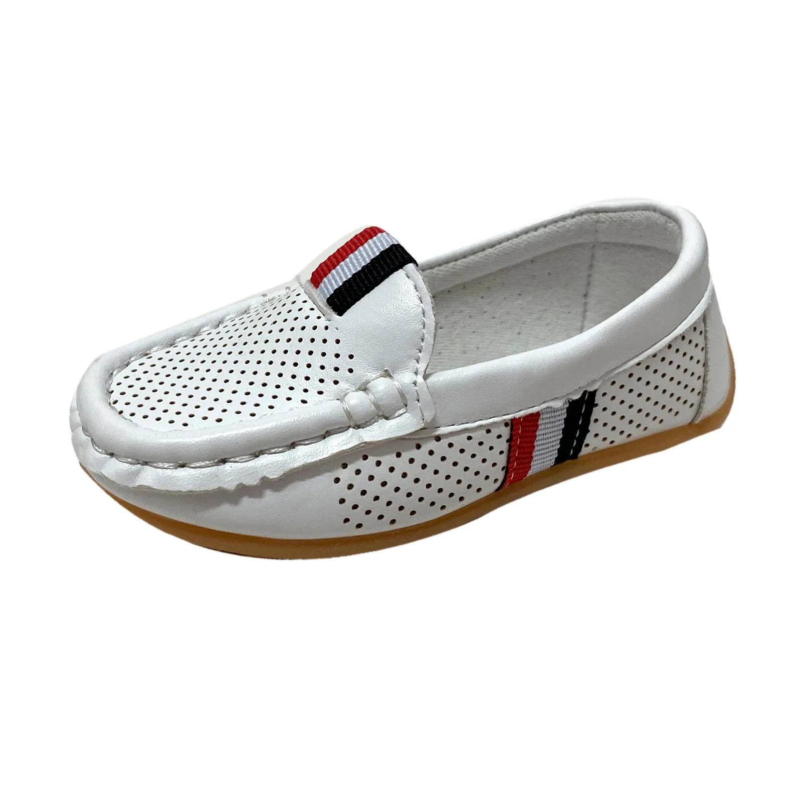 S168 Moccasin Softee Tri-White (EU21-30)