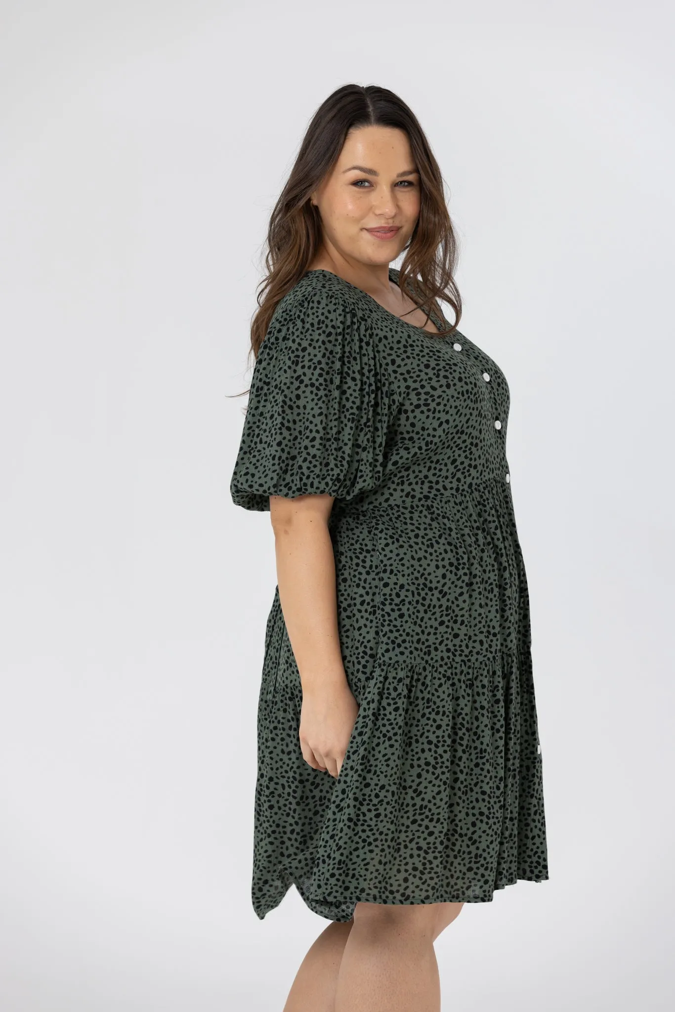 SABRINA DRESS - Olive