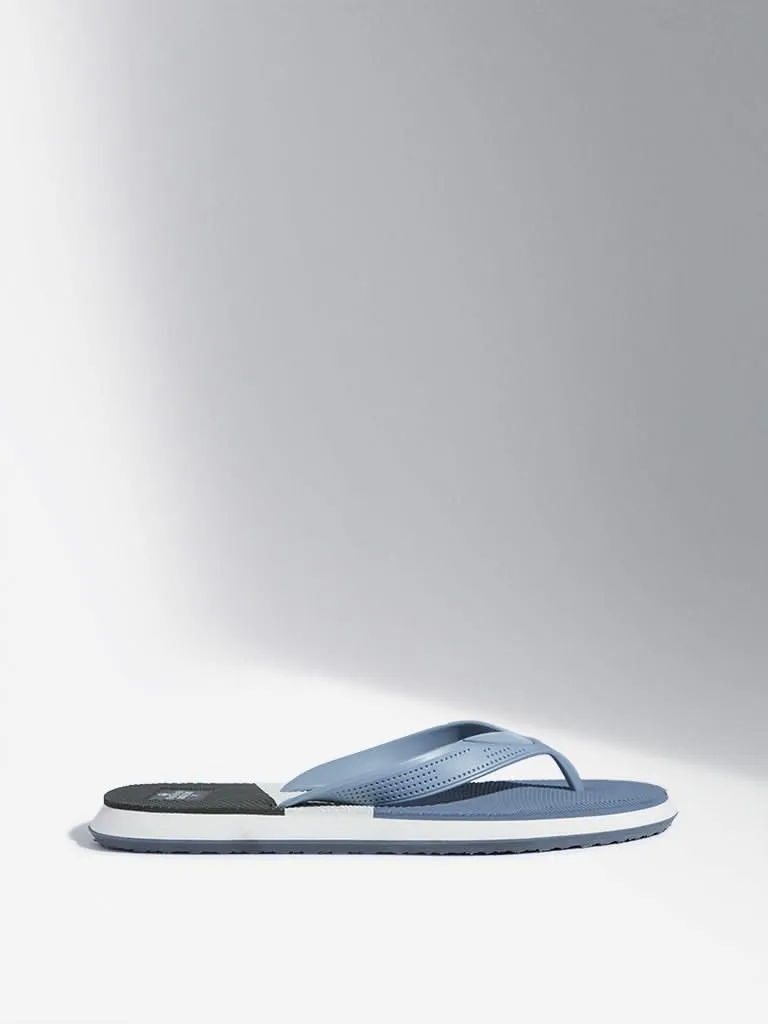 SOLEPLAY Blue Colour-Blocked Flip-Flop