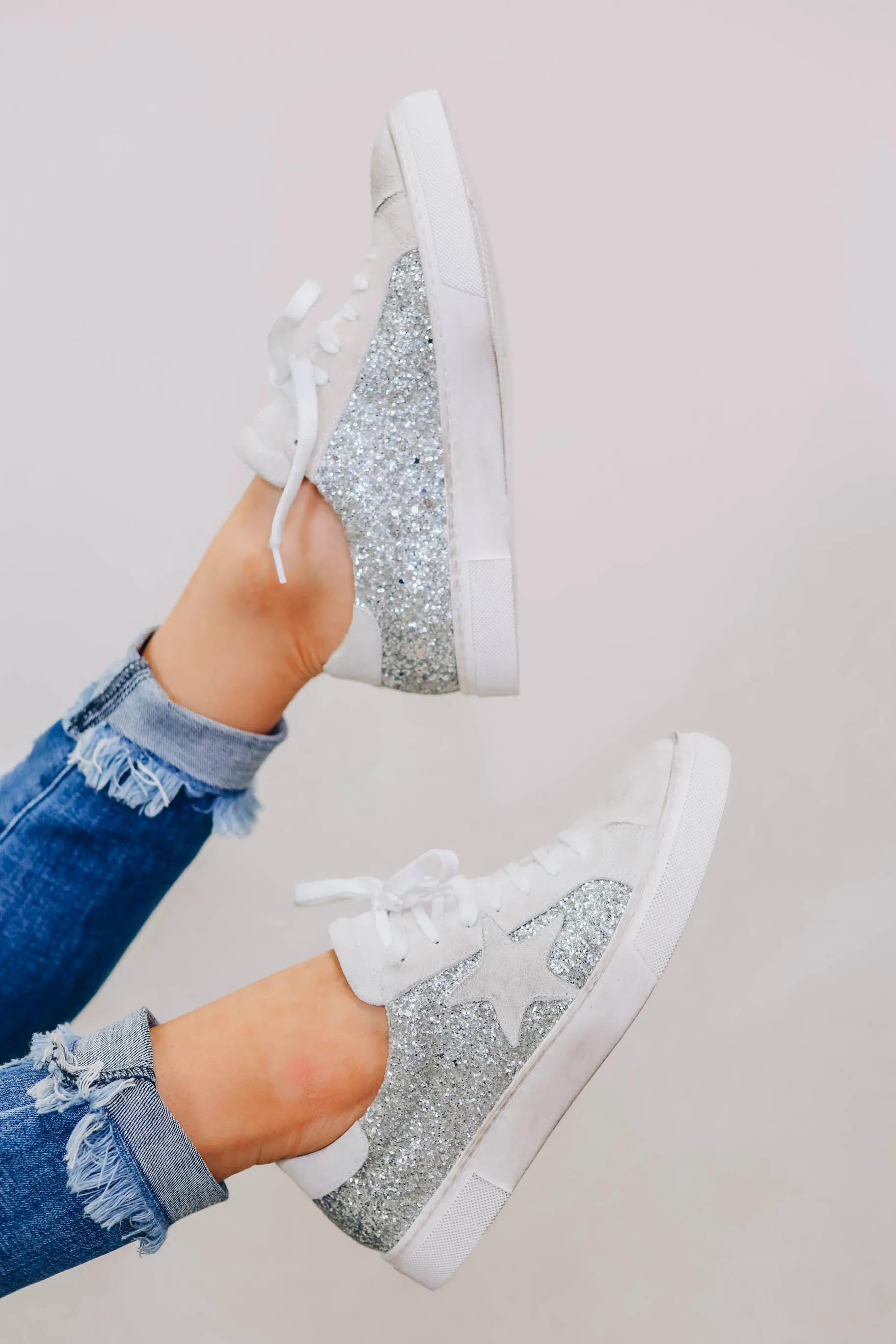 Steve Madden Rubie Glitter Sneakers