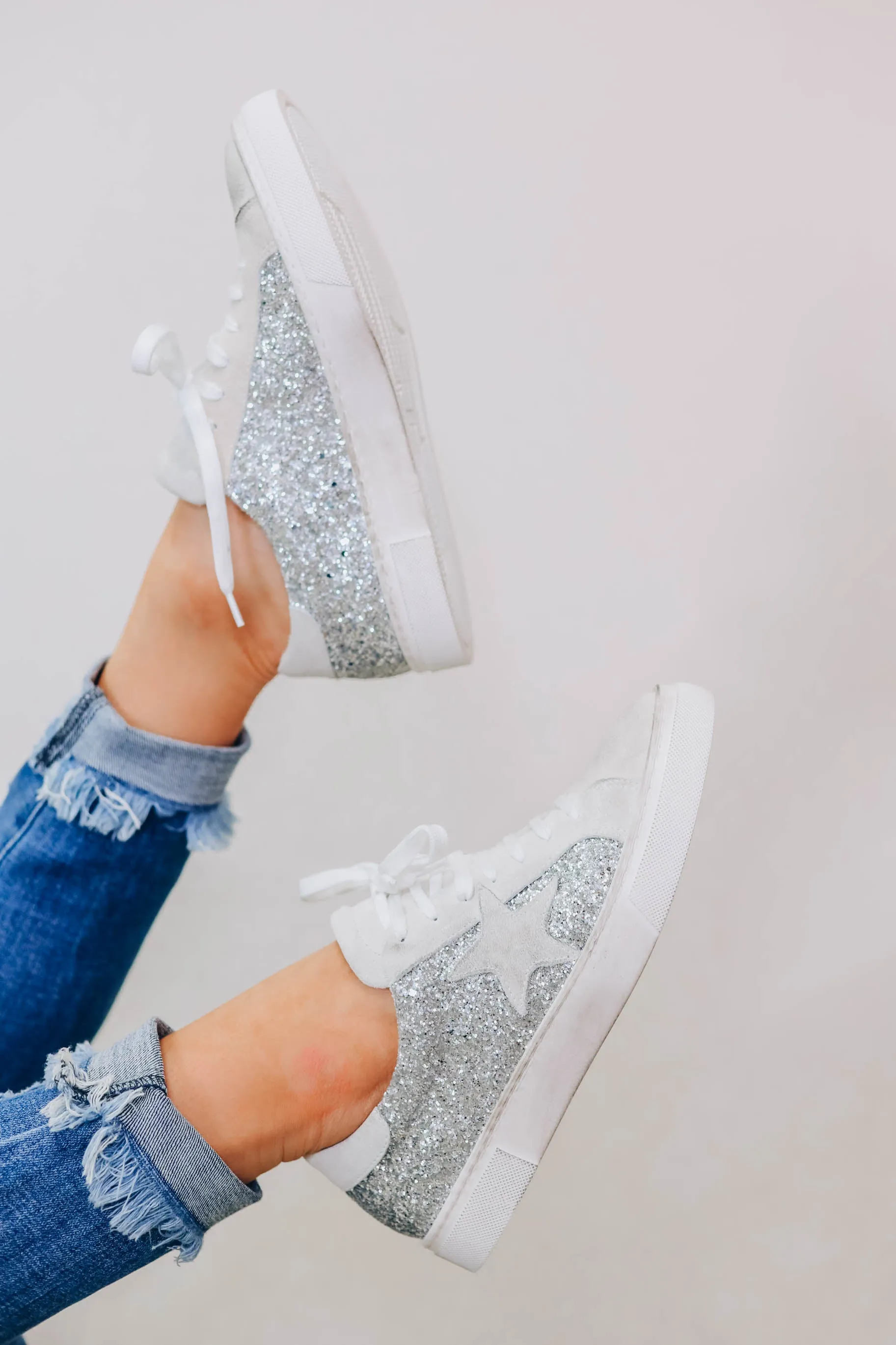 Steve Madden Rubie Glitter Sneakers