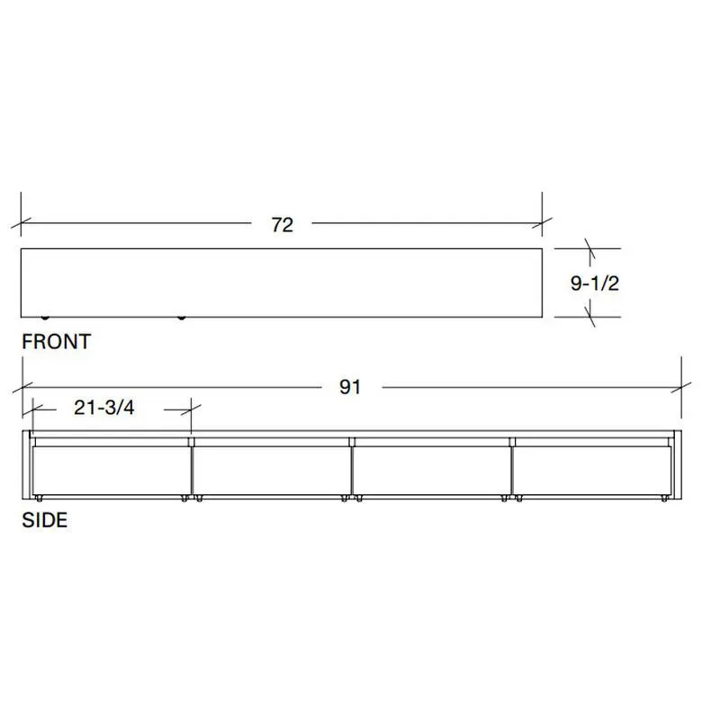 Storage Platform Bed