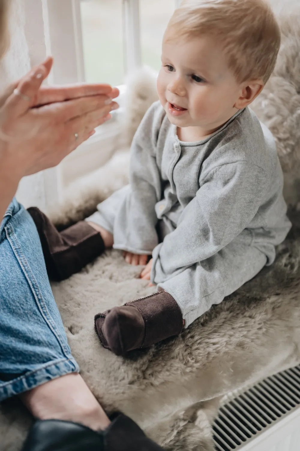 Tabbed Baby Booties