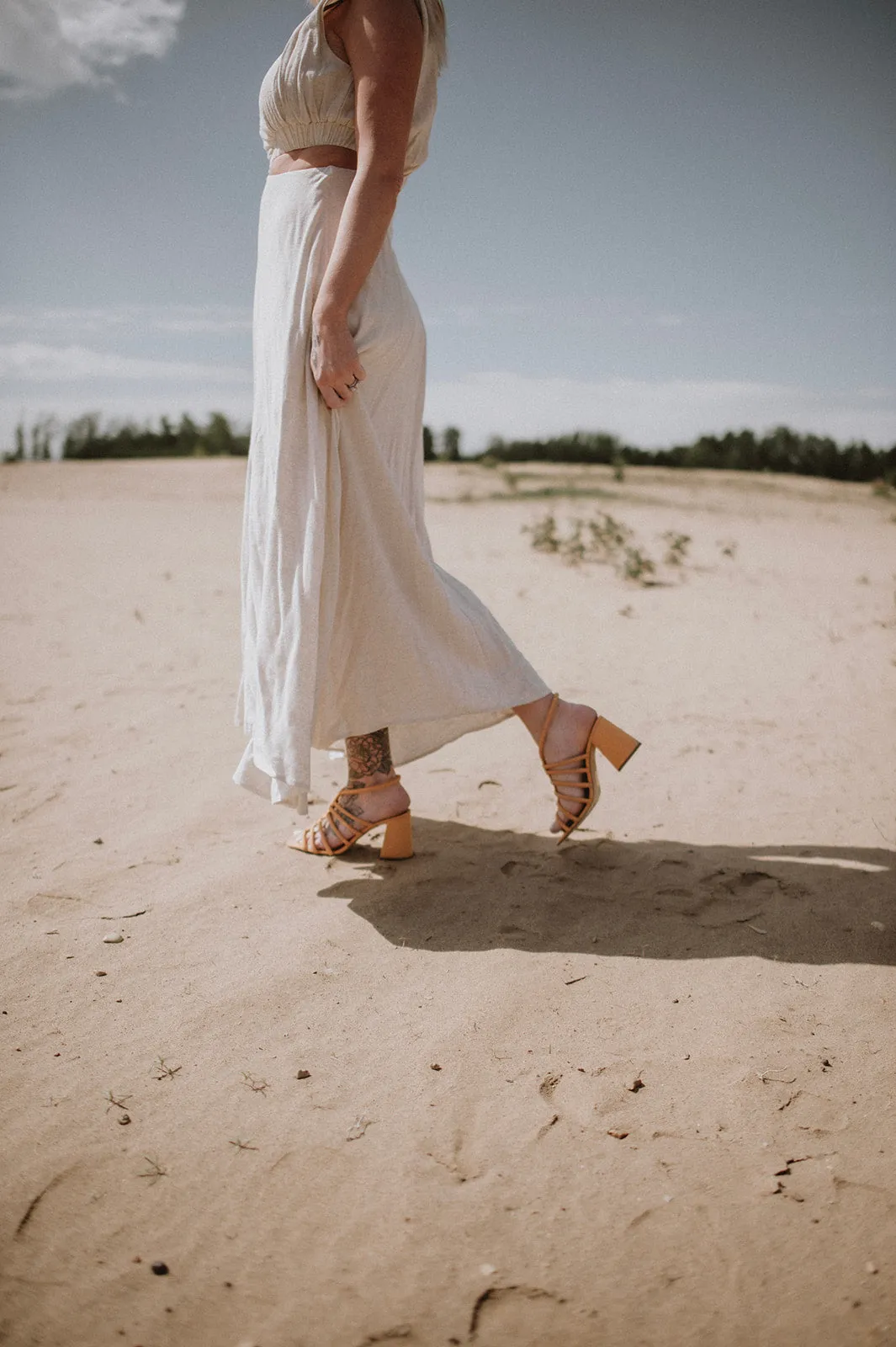 The Colette Cinched Heels by Free People