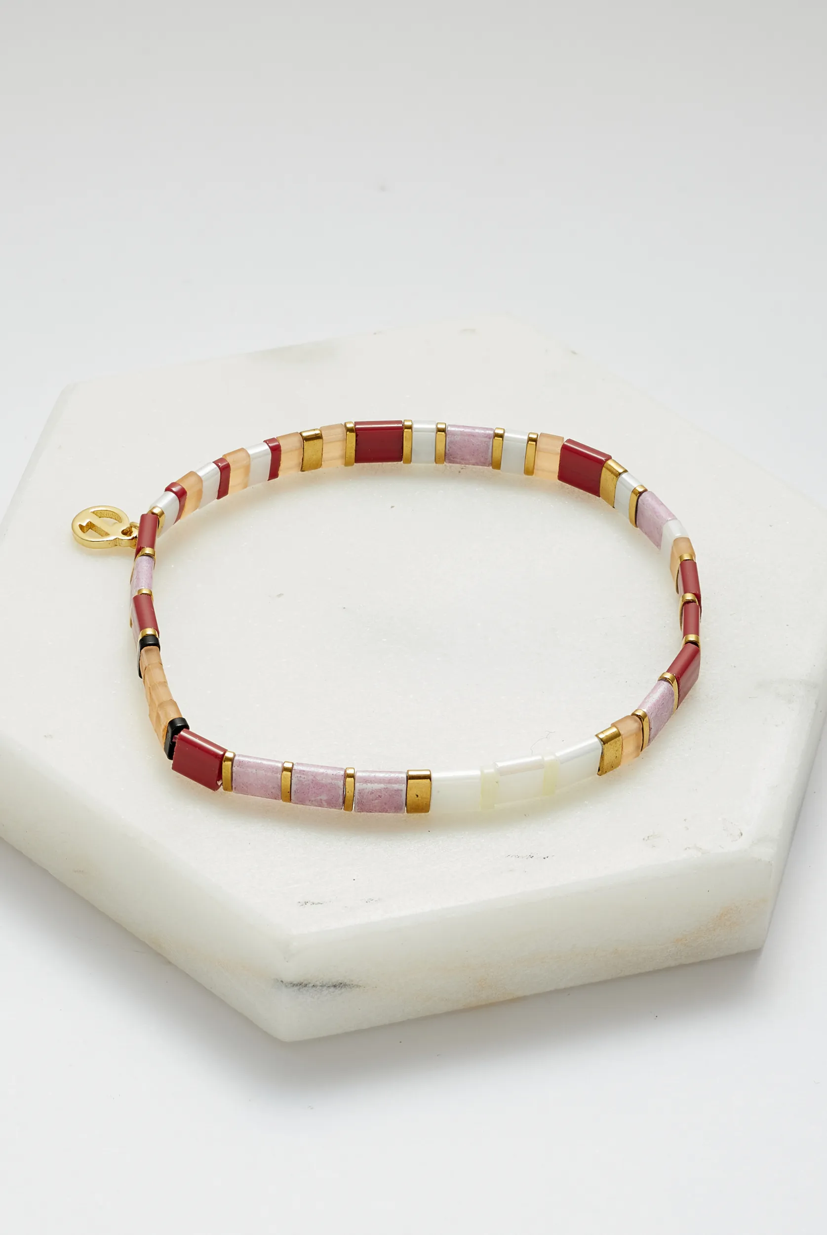 Tile bracelet - Rouge