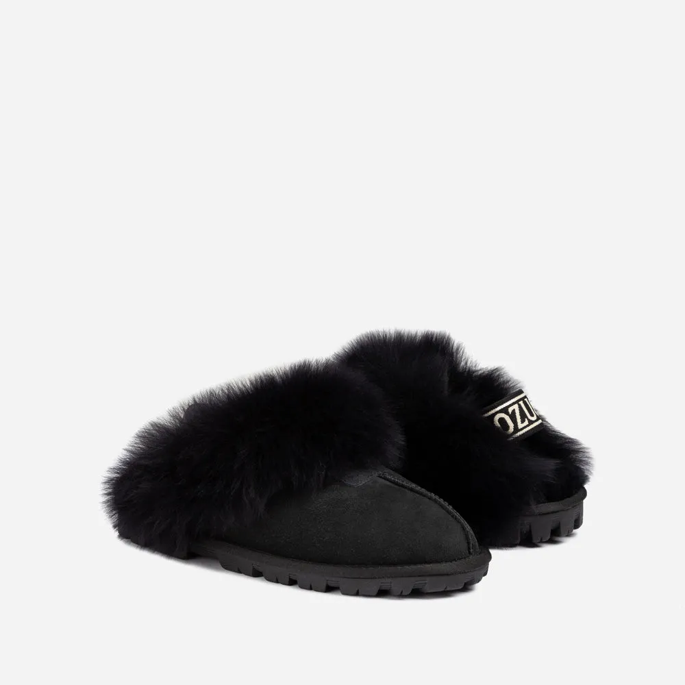 Ugg Coquette Premium Esperanza Sheepskin Slipper (Elastic Backstrap) (Detachable Feature)