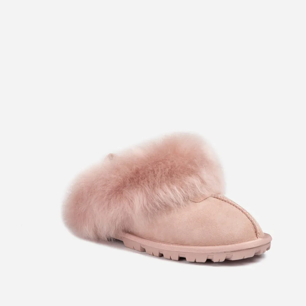 Ugg Coquette Premium Esperanza Sheepskin Slipper (Elastic Backstrap) (Detachable Feature)