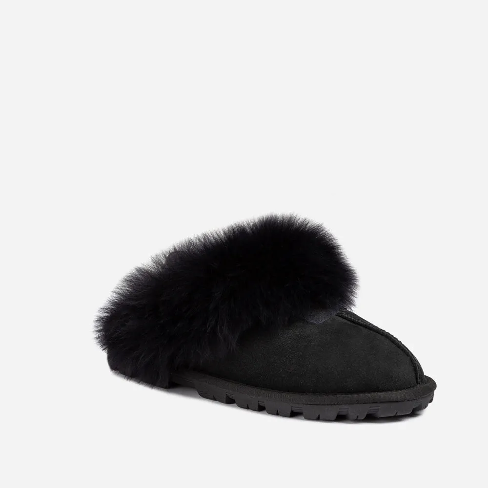 Ugg Coquette Premium Esperanza Sheepskin Slipper (Elastic Backstrap) (Detachable Feature)