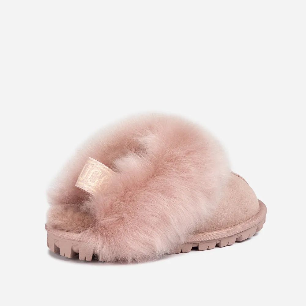 Ugg Coquette Premium Esperanza Sheepskin Slipper (Elastic Backstrap) (Detachable Feature)