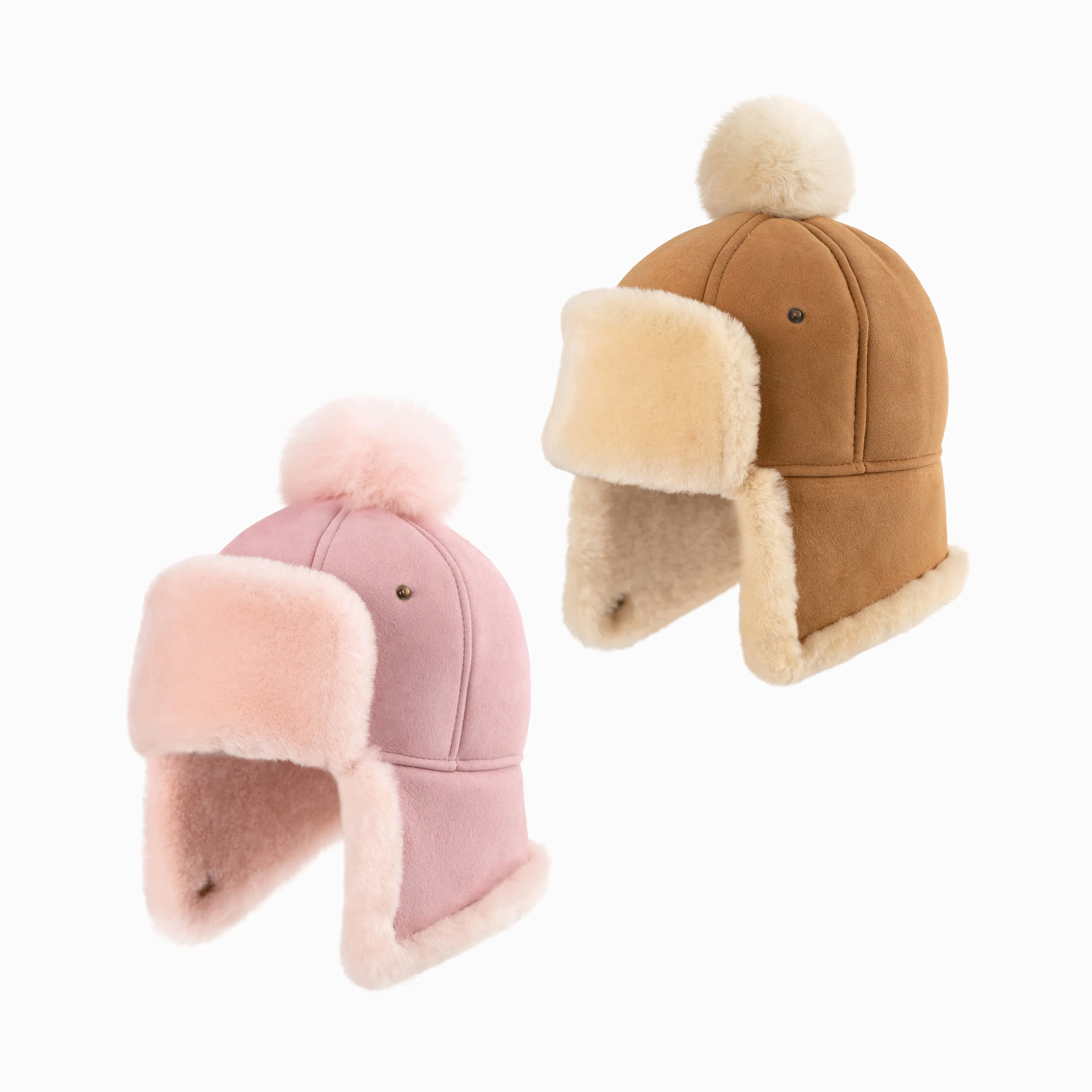 Ugg Kids Sheepskin Upflap Hat