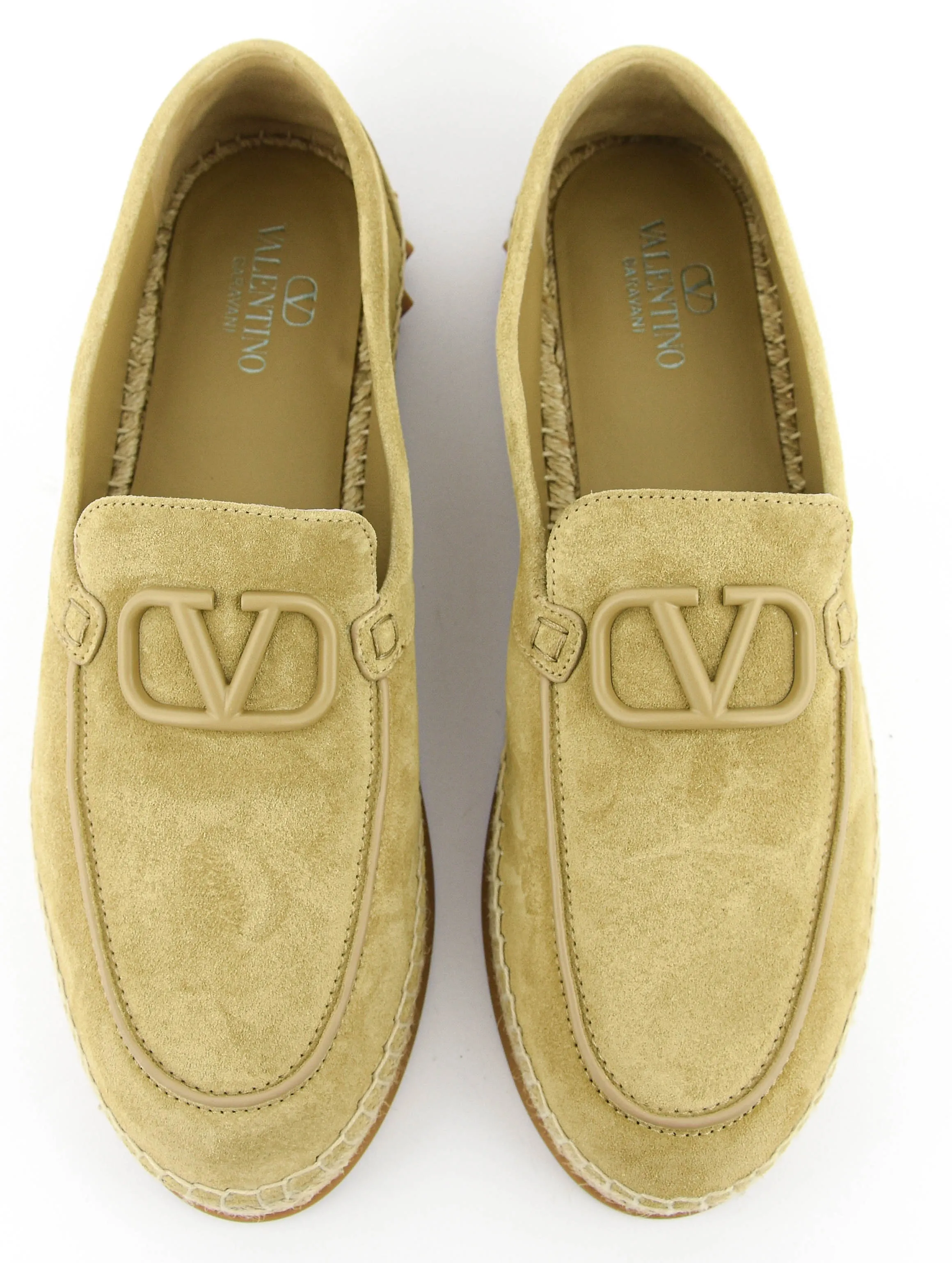 VALENTINO GARAVANI V-LOGO ESPADRILLE SAND