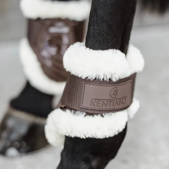 Vegan Sheepskin Young Horse Fetlock Boots