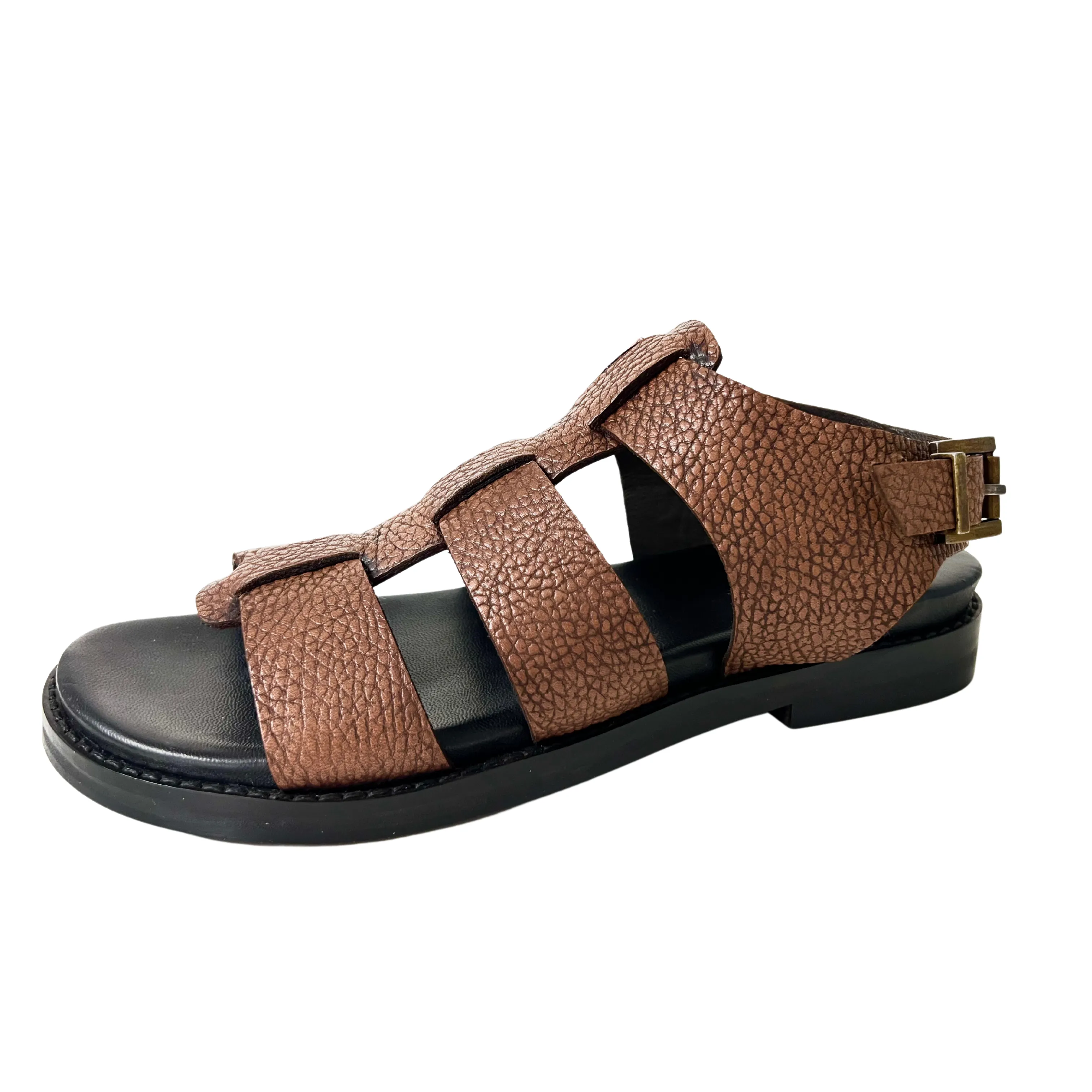 Vera combat platform sandal Tan