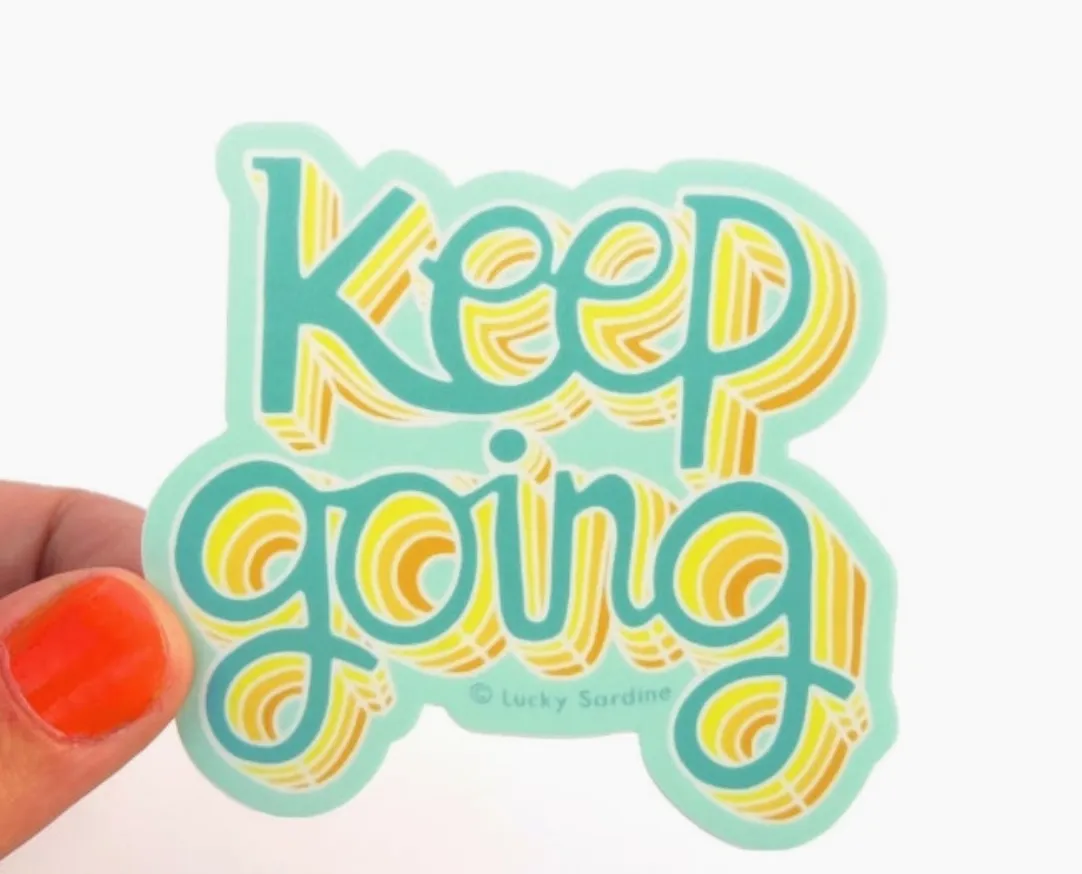 Vinyl Stickers | Keep Going