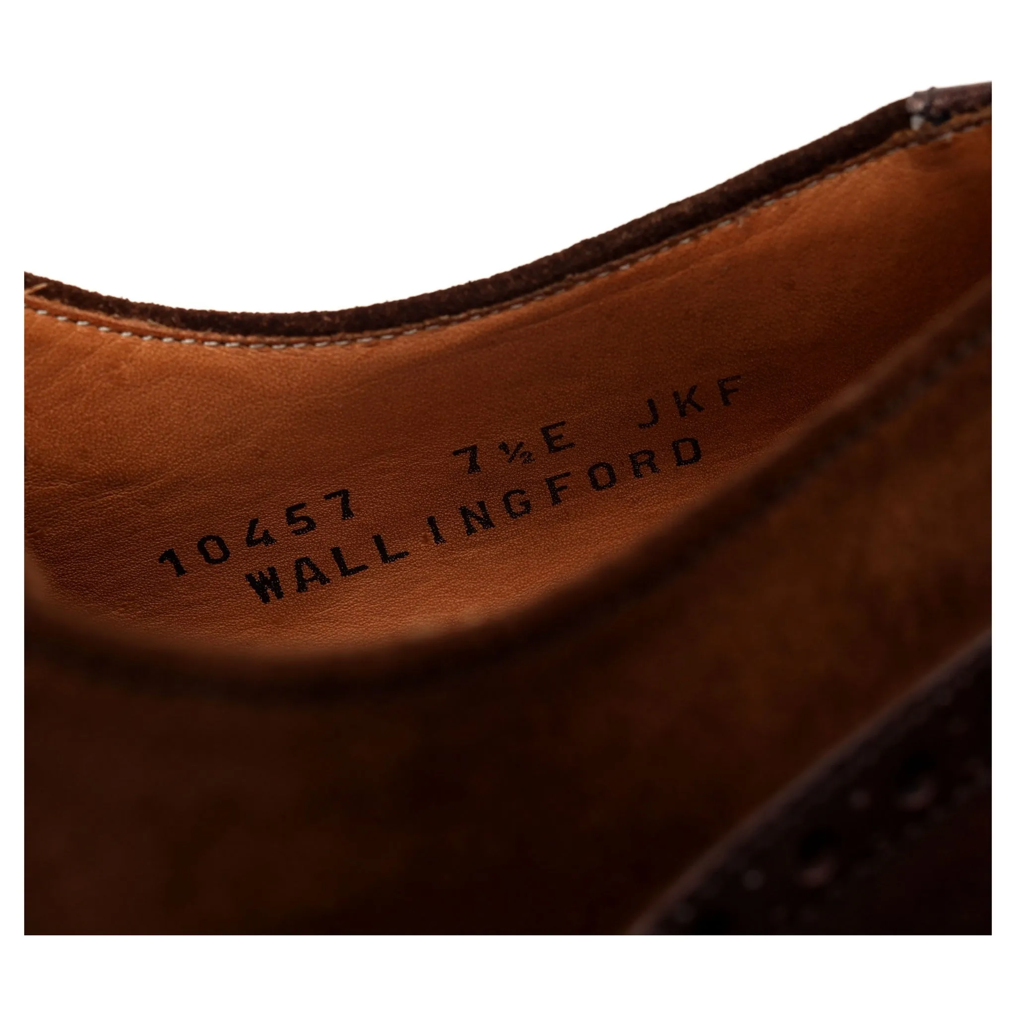 'Wallingford' Brown Leather Oxford Brogues UK 7.5 E