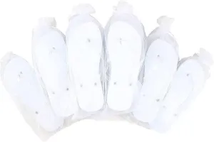 Wedding Party Glitter Flip Flops 10 Pack ((UK 5-6 x 5 pairs) (UK 7-8 x 5 Pairs))