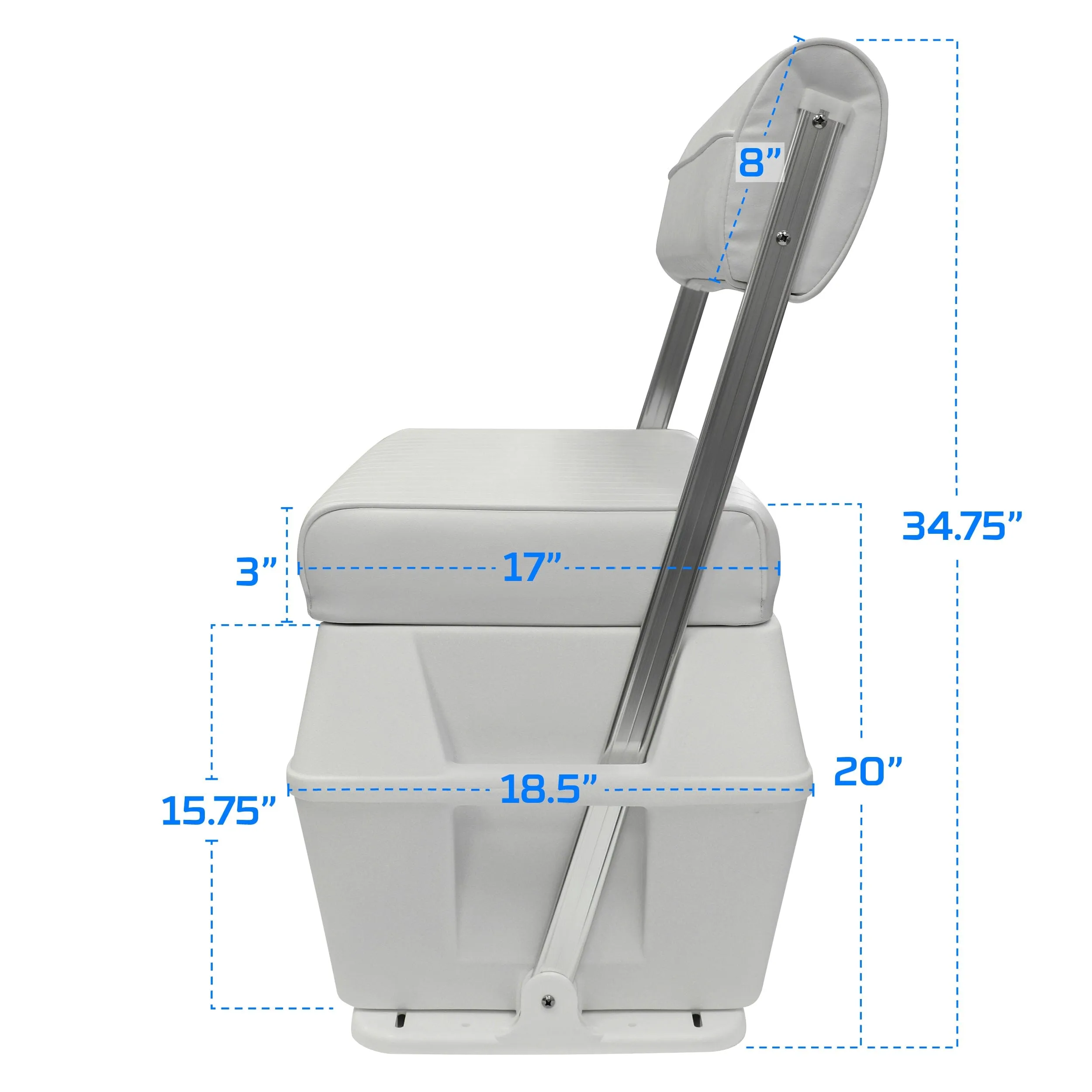 Wise 8WD159 Offshore 50 Qt Swingback Cooler Seat