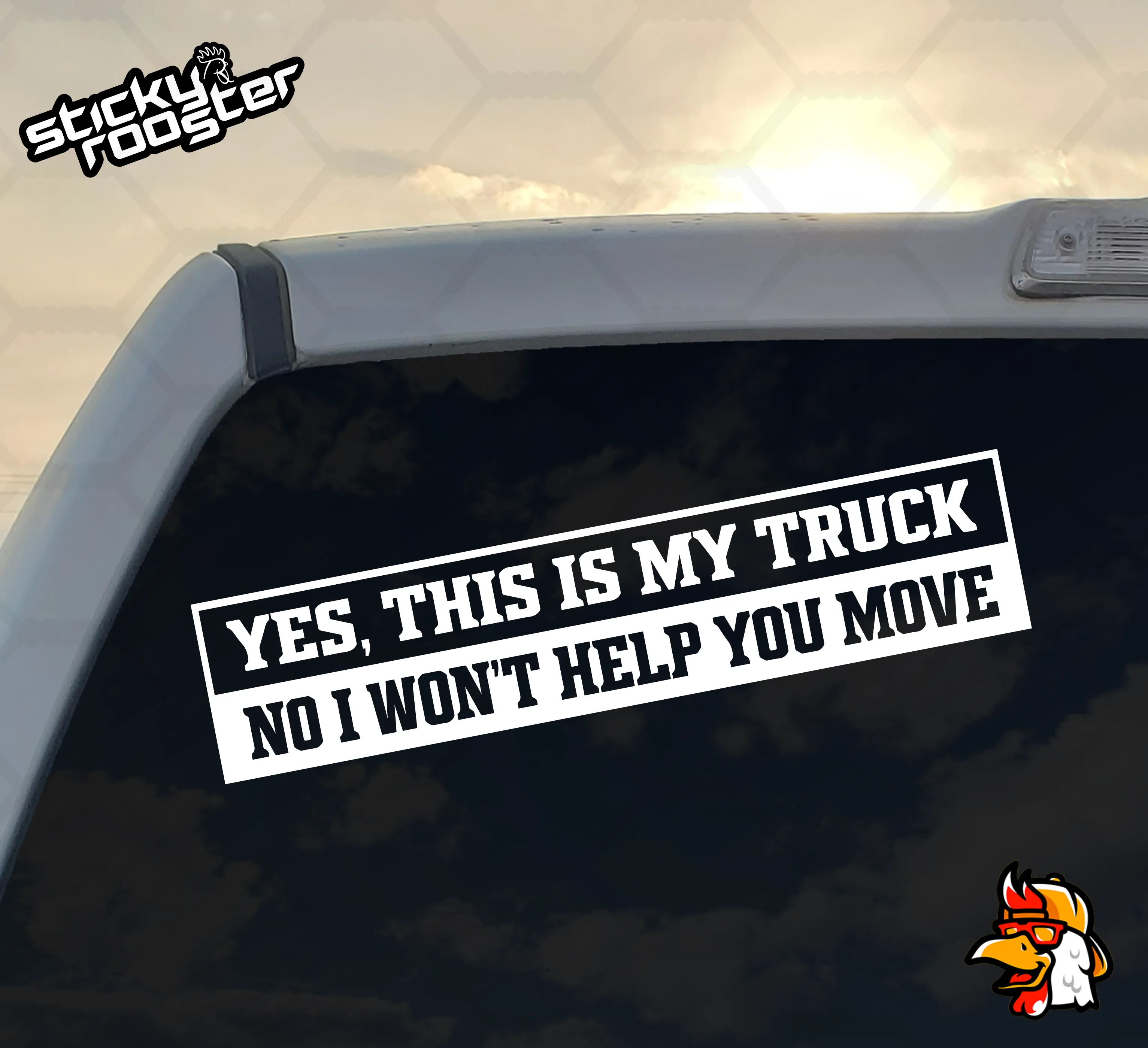 Yes, this is my truck. No I won't help you move decal