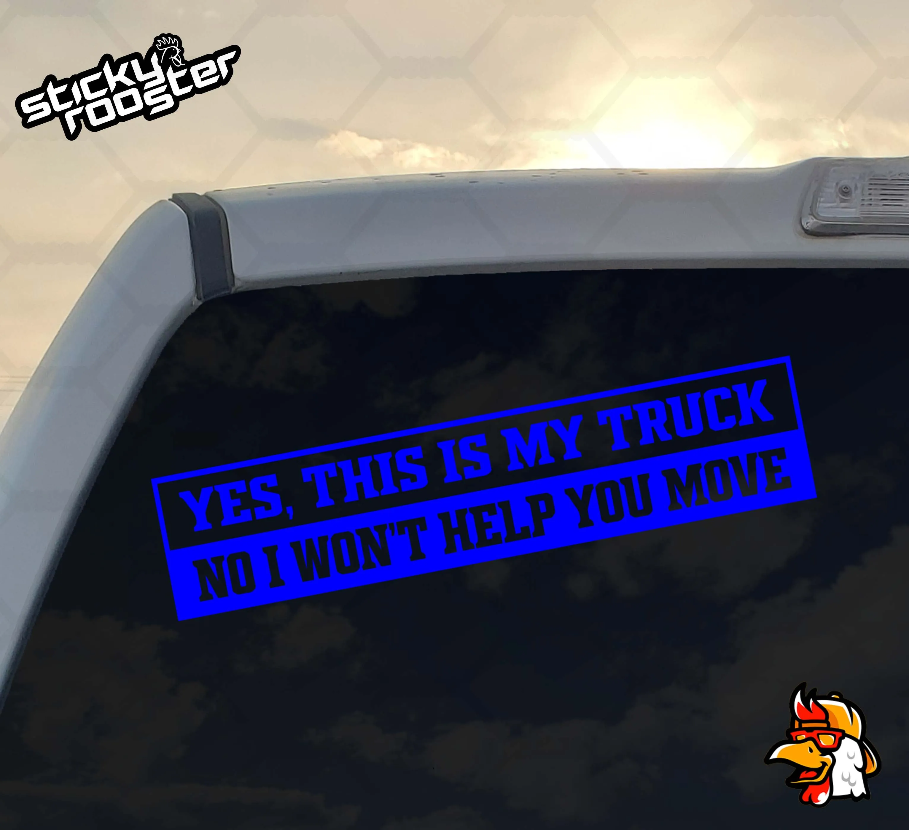 Yes, this is my truck. No I won't help you move decal